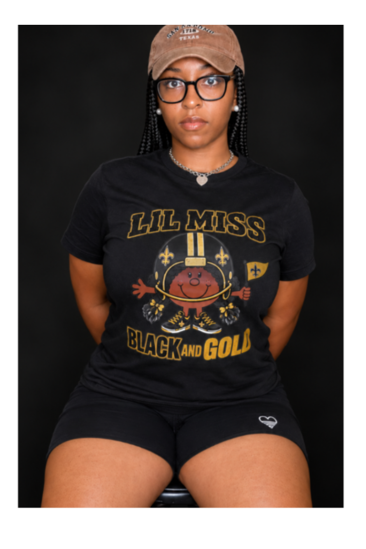 Lil Miss Black and Gold (Ebony)