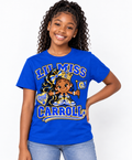 💙💛 Lil Miss Carroll Bulldogs Single Pony Tee 💛💙